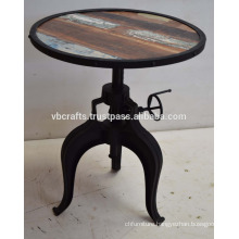 Metal Sheet Crank Table